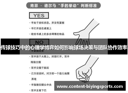 传球技巧中的心理学博弈如何影响球场决策与团队协作效率
